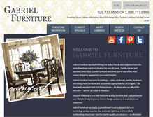 Tablet Screenshot of gabrielfurniture.com